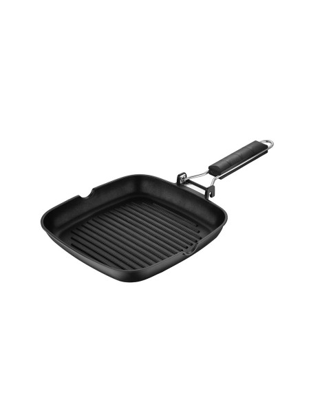 Sarten asador aluminio prensado ind expert 24 x 24 x 3,7 cm