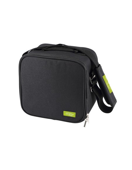 Porta alimentos walking business de poliester negro 23 x 22 x 13,5 cm