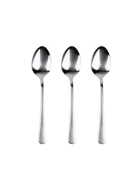 Cuchara de acero inoxidable reciclado brillo natur 3 uds
