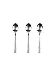 Cucharilla de acero inoxidable reciclado brillo natur 3 uds