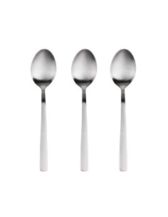 Cuchara de acero inoxidable reciclado mate root 3 uds