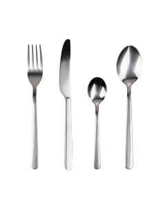 Cubertería 24 piezas de acero inoxidable reciclado brillo earth