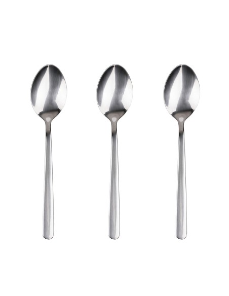 Cuchara de acero inoxidable reciclado brillo earth 3 uds