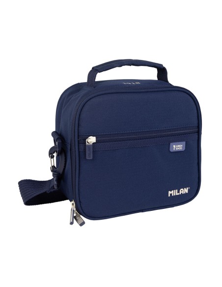 Bolsa isotérmica porta alimentos serie 1918 azul marino con 3 recipientes 3,5 l