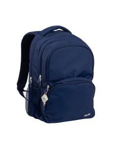 Mochila escolar 4 cremalleras serie 1918 25 l azul marino