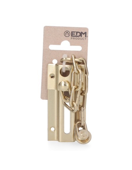 Cadena seguridad hierro latonado