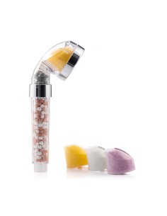 Mango de ducha shosence multifunción con aromaterapia y minerales