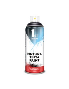 Pintura alquídica spray 520 cc ref 641 negro mate absoluto 300 ml