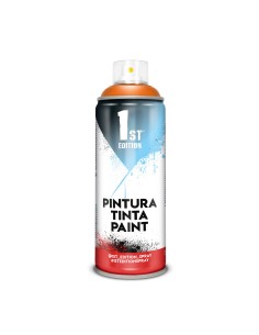 Pintura alquídica spray 520 cc ref 645 naranja peligro mate 300 ml