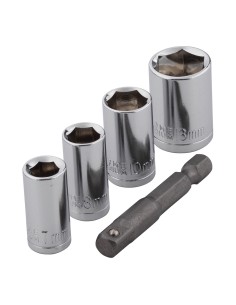 Llaves de vaso 4 llaves + adaptador, juego de 5 piezas