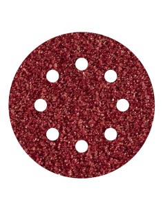 Discos adhesivos de lijar corindón, ø125 mm, grano60, set 5 uds