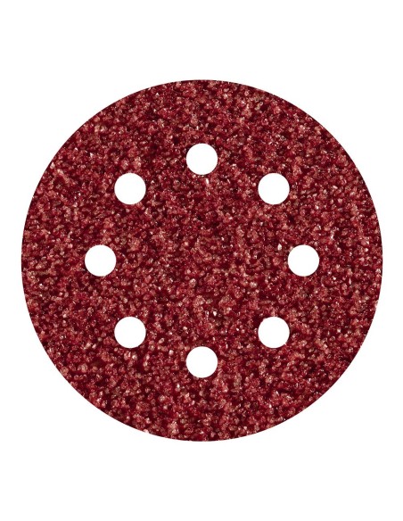 Discos adhesivos de lijar corindón, ø125 mm, grano60, set 5 uds