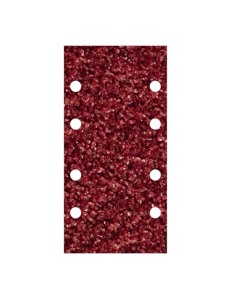 Hojas de lijar adhesivas de corindón, 93 x 185 mm, grano 40, set 10 uds