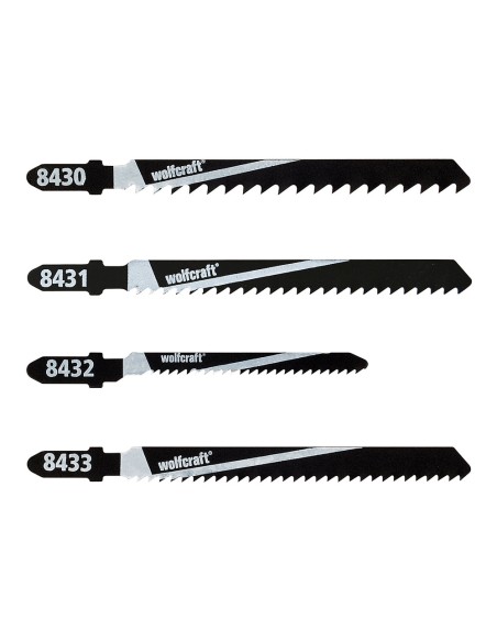 Hojas de sierra de calar, vástago en t, juego de 10 uds