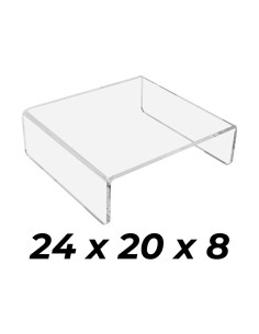 Peana de metacrilato 6 mm para monitor pc
