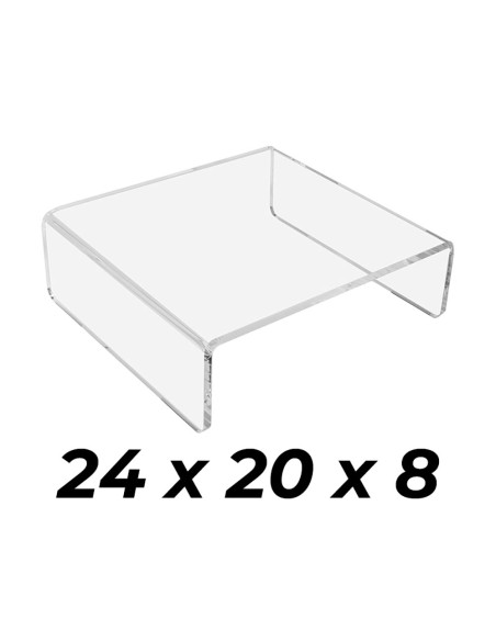 Peana de metacrilato 6 mm para monitor pc