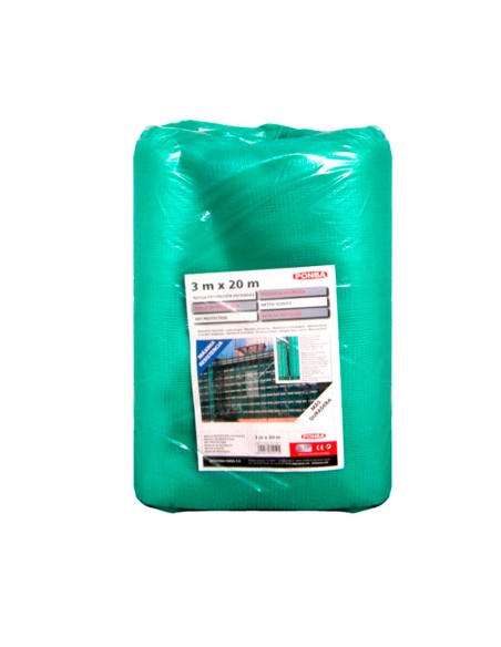 Malla protección fachadas 3 x 20 m