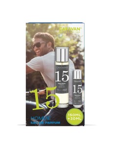Estuche eau de parfum caravan n 15, 150 + 30 ml señor