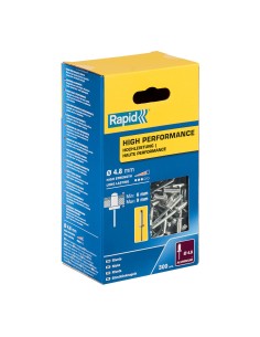 Caja 300 remaches ø4.8x12mm - alto rendimiento 5001436 rapid