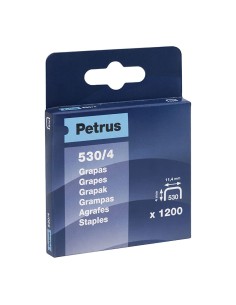 Caja 1200 grapas mod. 530/4mm. 77512 petrus