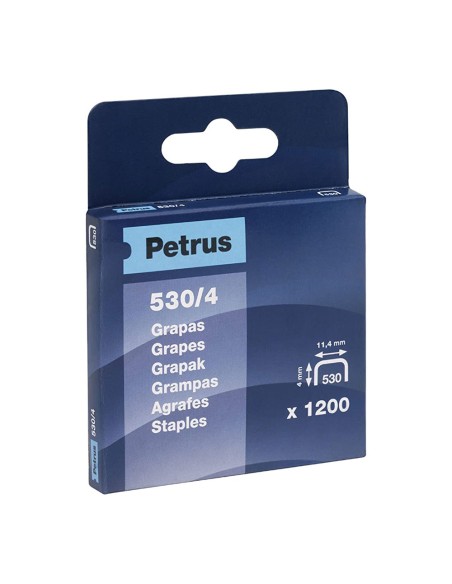 Caja 1200 grapas mod. 530/4mm. 77512 petrus