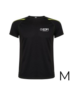 Camiseta deportiva negra talla-m roly