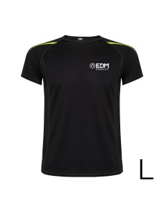 Camiseta deportiva negra talla-l roly