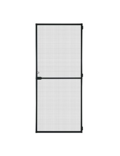 Puerta mosquitera abatible action antracita 100 x 210 cm