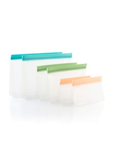 Bolsas reutilizables herméticas zags 6 piezas