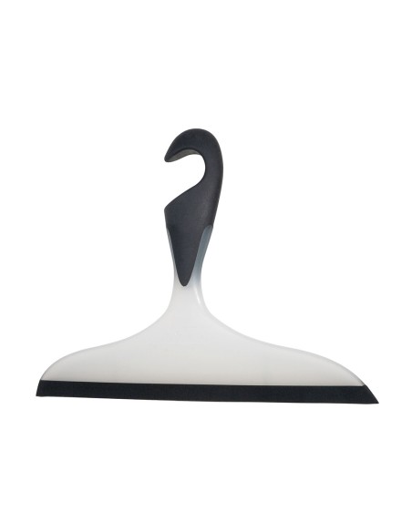 Limpiacristales para el baño/ducha loano 23 cm, negro/blanco