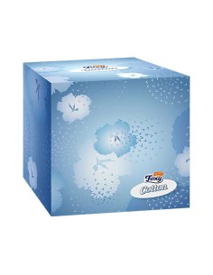 Caja pañuelos cubo 60 uds