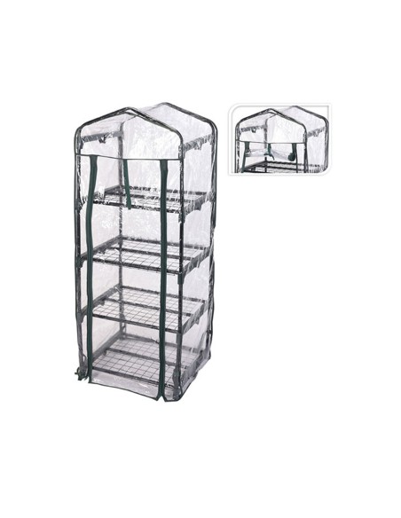 Invernadero de 4 alturas con tejado