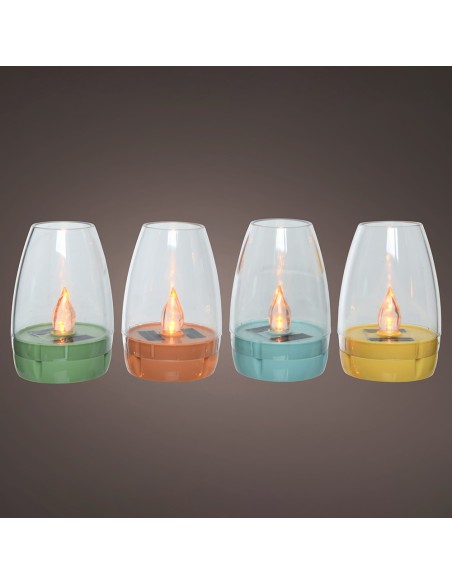 Luz de mesa solar efecto llama 895850 colores / modelos surtidos