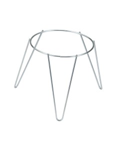 Soporte para macetero con pie zincado 22cm sv03075 sauvic