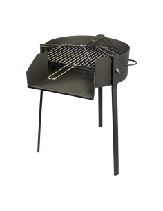 Barbacoa redonda con soporte para paella ø60cm imex el zorro