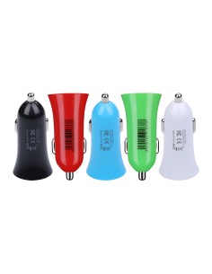 Cargador usb para coche colores surtidos nk