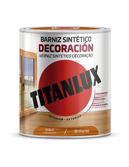 Barniz sintético decoración roble brillante 750 ml