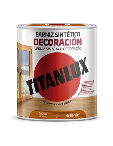 Barniz sintético decoración caoba brillante 750 ml