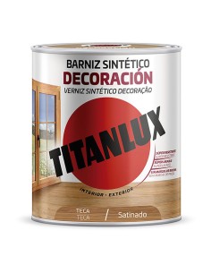 Barniz sintético decoración teca satinado 750 ml