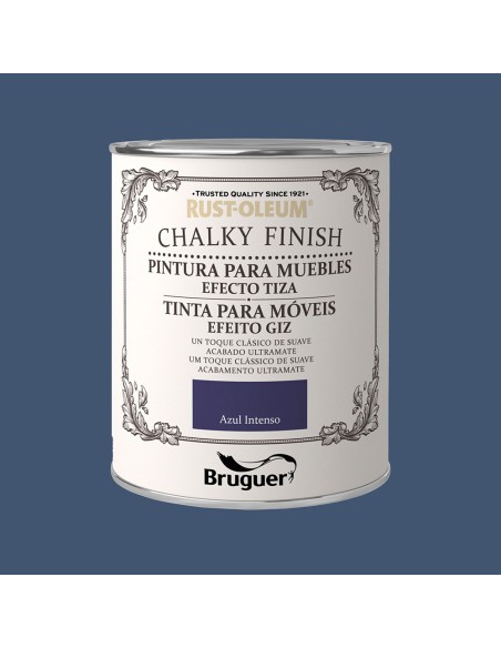 Rust-oleum chalky finish muebles azul intenso, 750 ml
