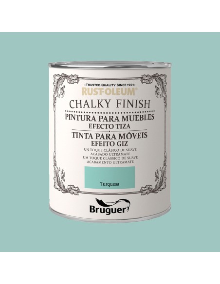Rust-oleum chalky finish muebles turquesa, 750 ml