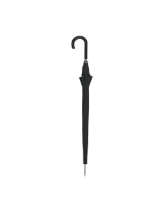 Paraguas automático golf 8 varillas ø131cm puño curvo negro clima