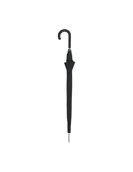 Paraguas automático golf 8 varillas ø131cm puño curvo negro clima