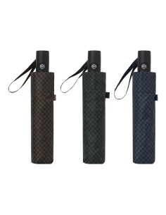 Paraguas mini apertura y cierre automatico 7 varillas ø94cm pongee puño negro recto clima colores / modelos surtidos