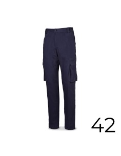Pantalón strech 98% algodon 2% elastano 240g. azul marino talla 42 588pbsam/42