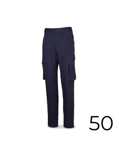 Pantalón strech 98% algodon 2% elastano 240g. azul marino talla 50 588pbsam/50