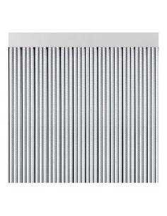 Cortina para puerta cinta s-350 color negra 90x210cm a01460 acudam