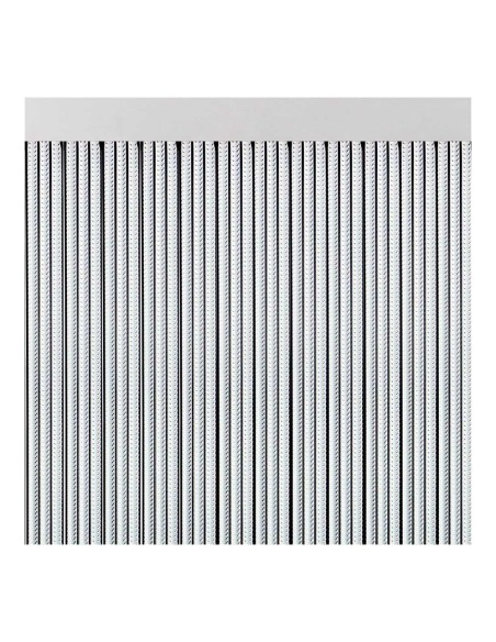 Cortina para puerta cinta s-350 color negra 90x210cm a01460 acudam