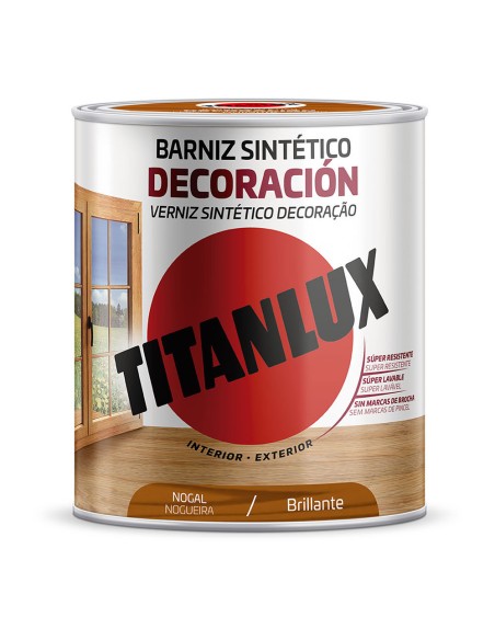 Barniz sintético decoración nogal brillante 250 ml