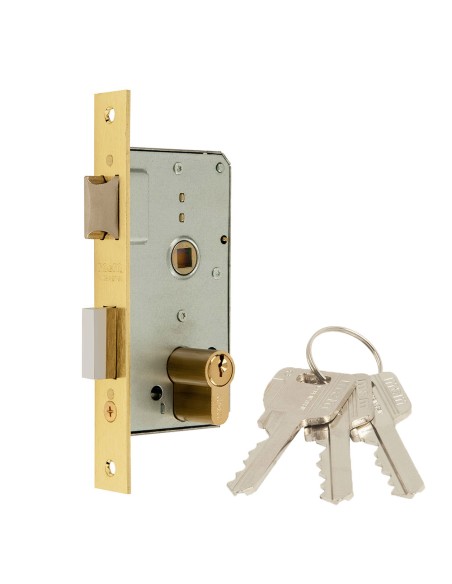 Cerradura de embutir 1 punto 1501-2-45 mcm